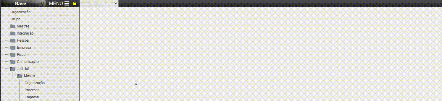 Vínculo do Processo judicial X Estabelecimento
