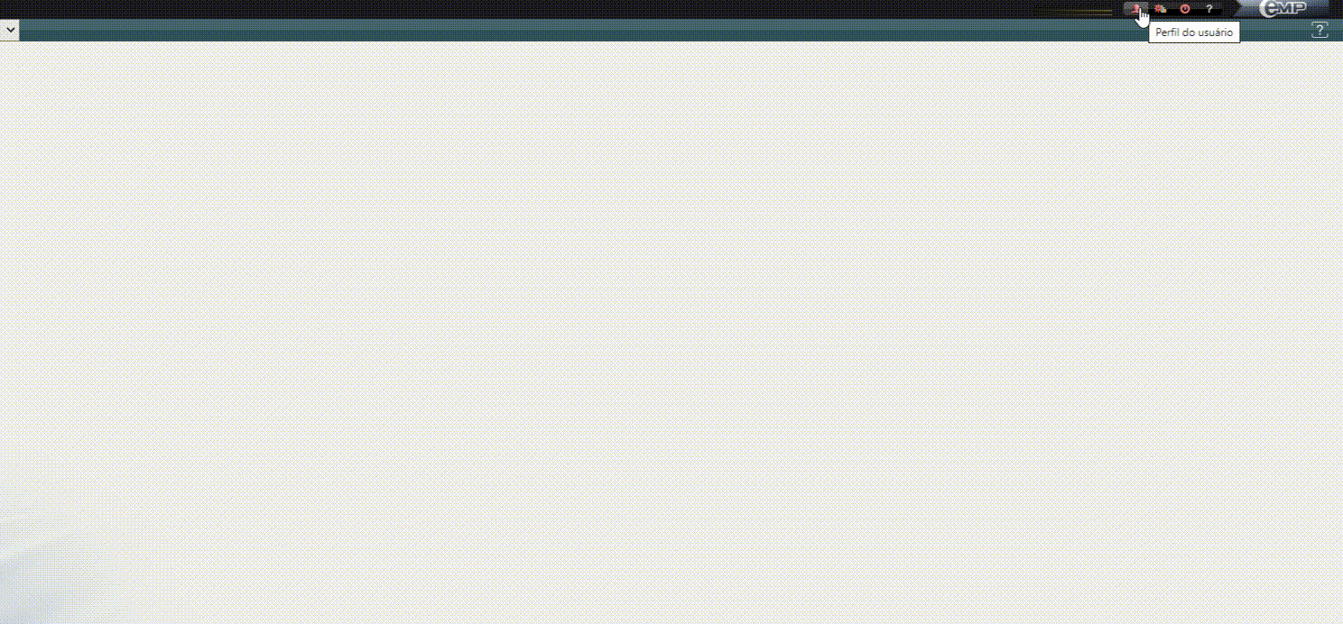 Alteração de senha