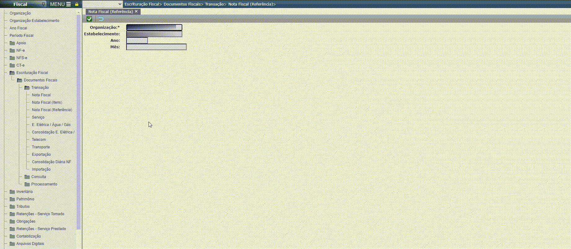  Alteração de documentos referenciados
