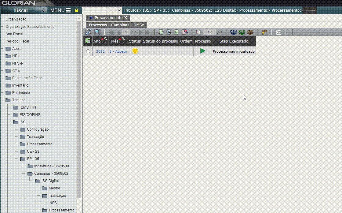 Escrituração de serviços tomados - Campinas