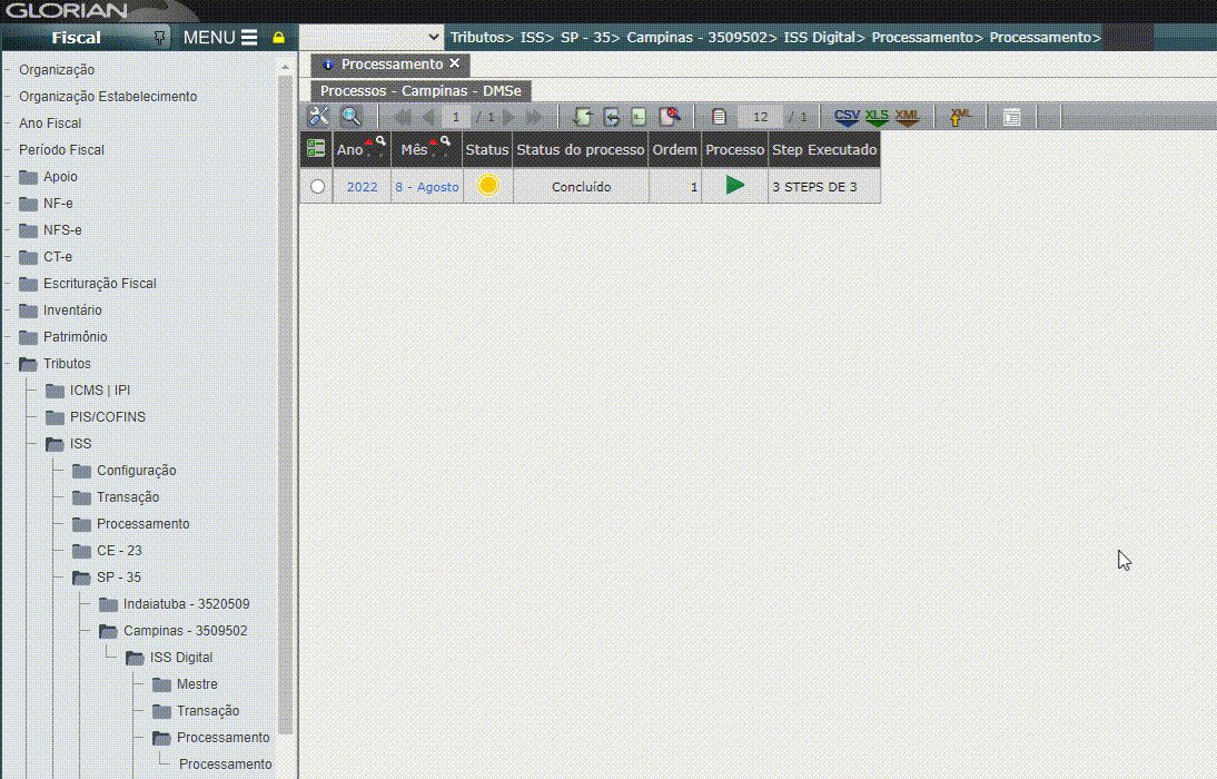Escrituração de serviços tomados - Campinas