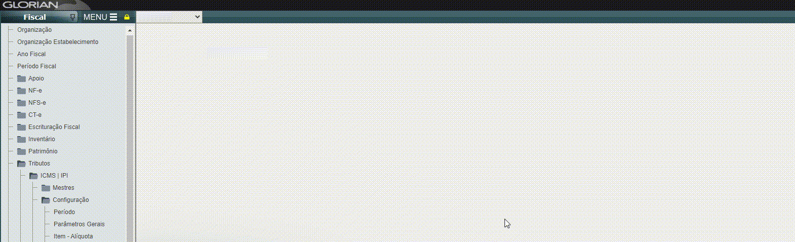 Apuração ICMS/IPI - Item - Alíquota