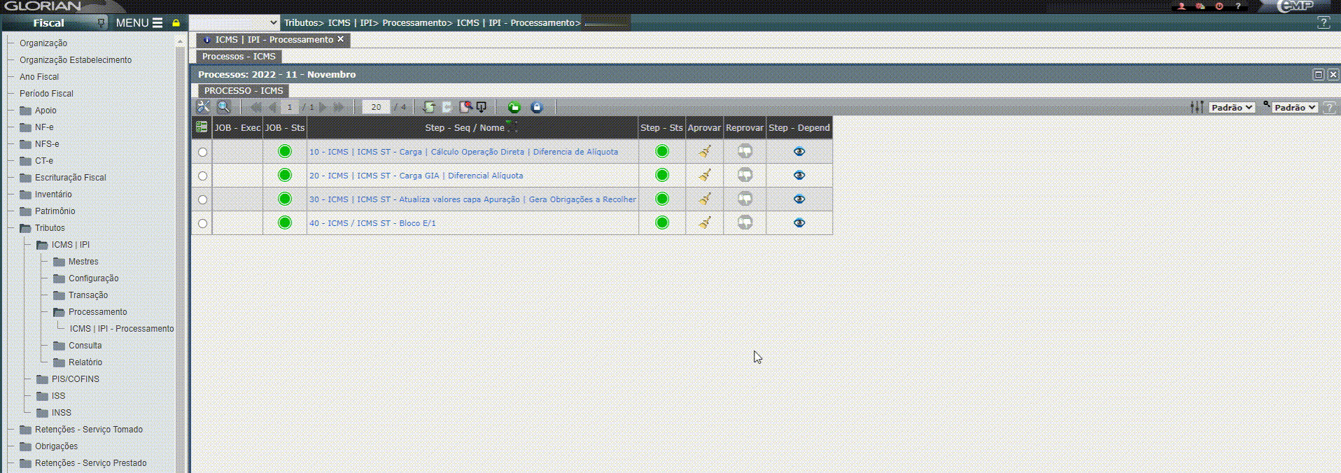 Processamento ICMS IPI