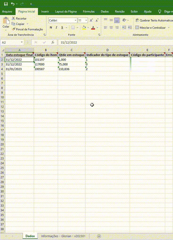 EFD ICMS/IPI - Lançamento do registro K200 em massa