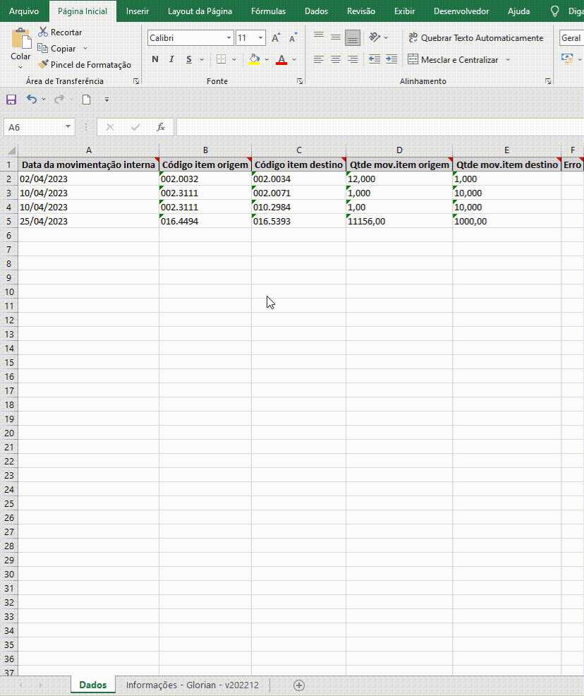 EFD ICMS/IPI - Lançamento do registro K220 em massa