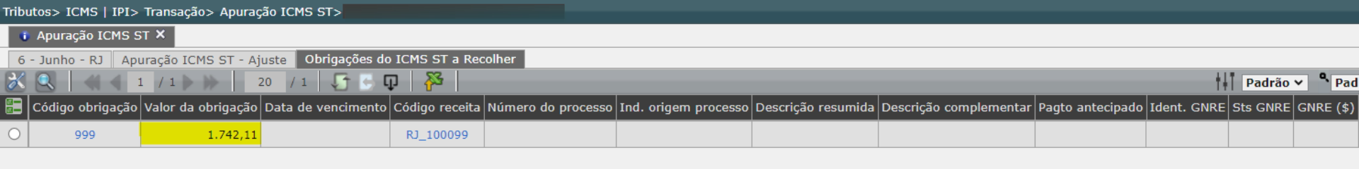REGISTRO E210/E250: A soma dos valores das obrigações do ICMS ST a recolher (VL_OR dos Registros E250) deve ser igual ao VL_I