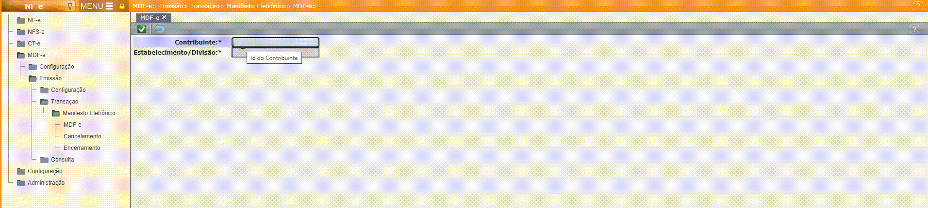 MDF-e - Encerramento
