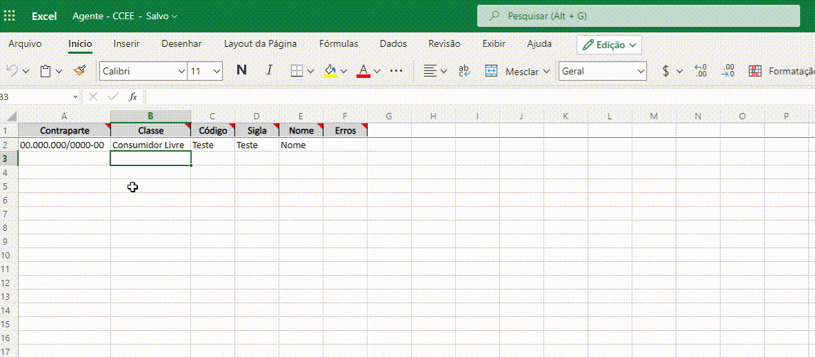 Inclusão de Agente - CCEE da Contraparte em Massa
