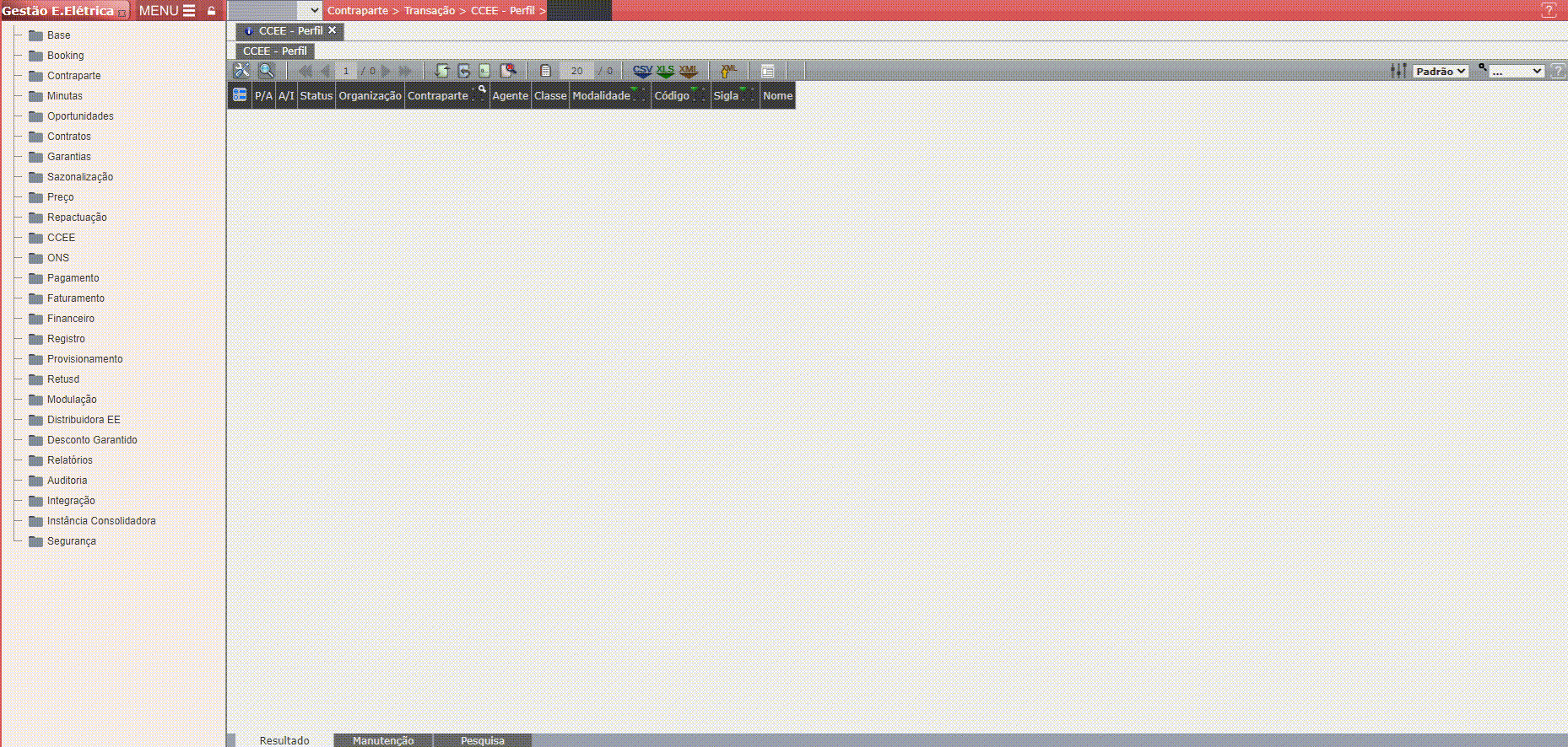 Vinculação do Perfil CCEE com a Contraparte

