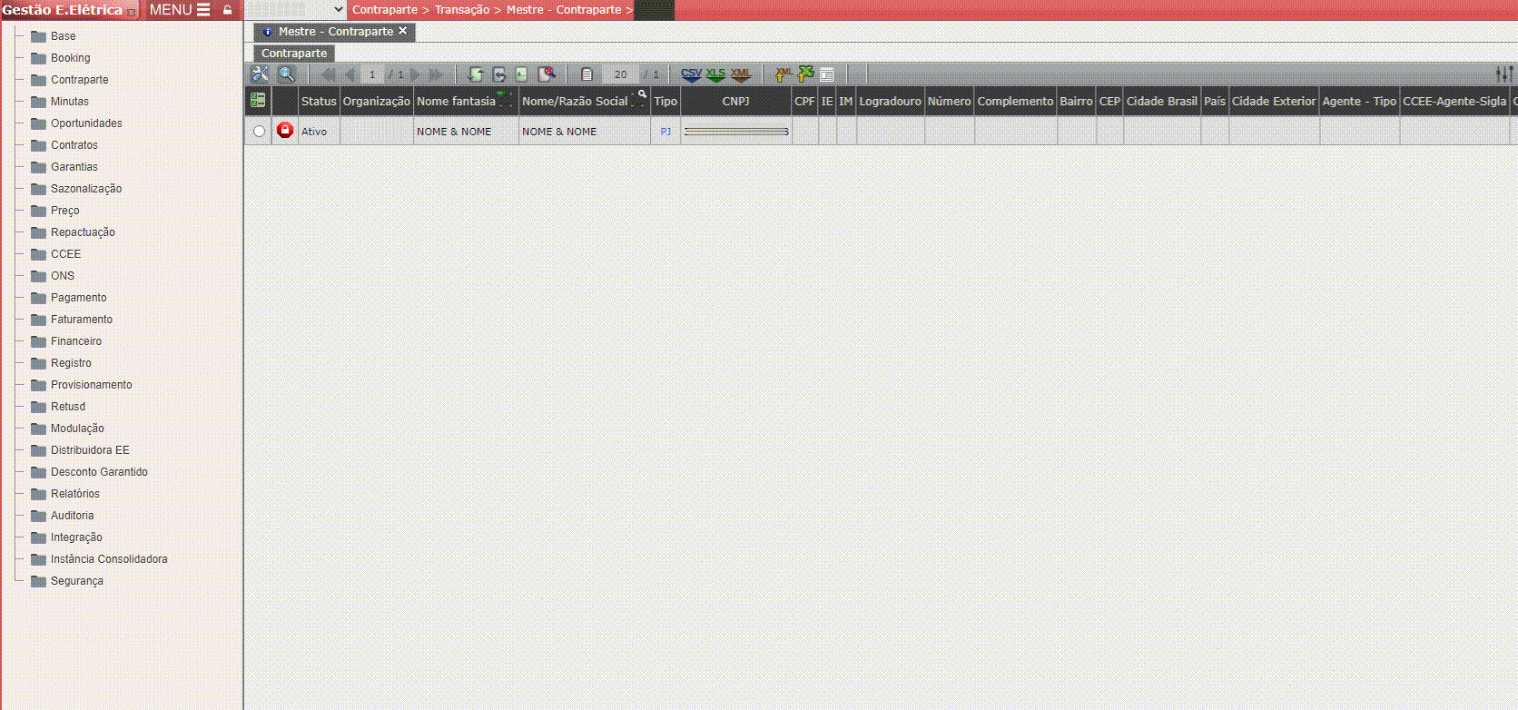 Erro: Sequência 50 – XD01 – Cliente