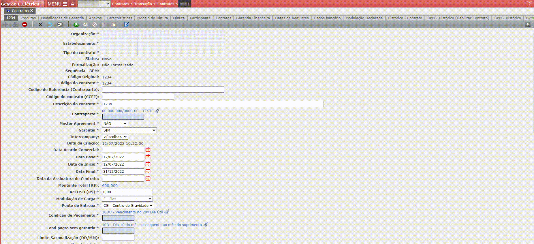 Inclusão de Anexos ao Contrato
