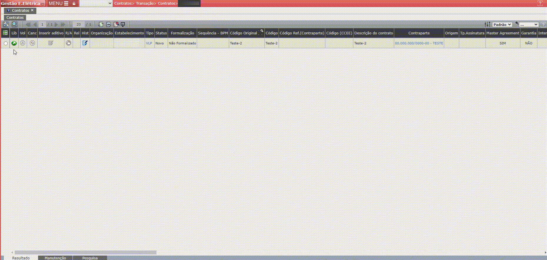 Contrato - Master Agreement
