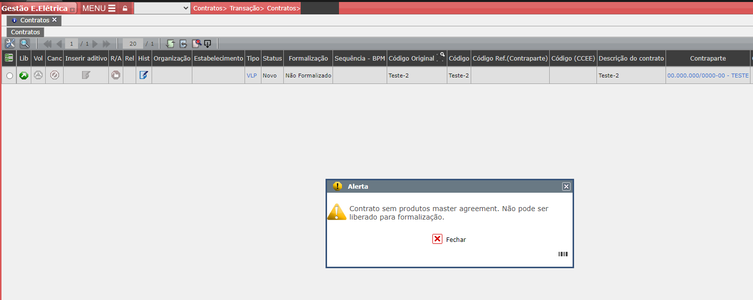 Contrato - Master Agreement
