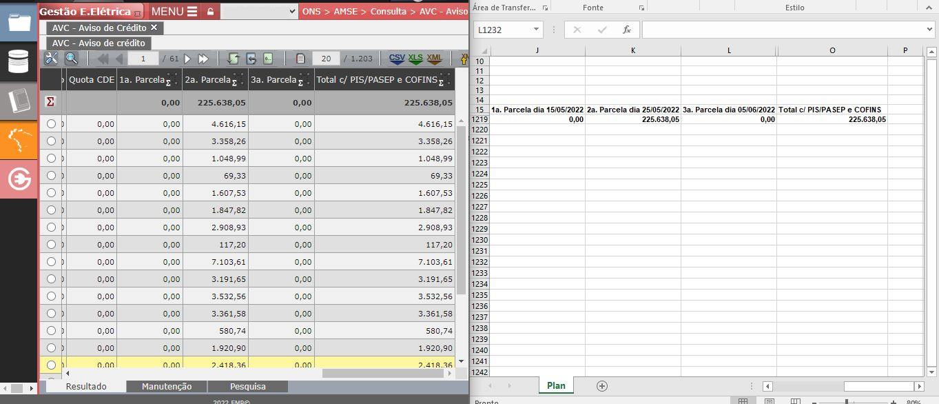 Validação de Totais - AVC