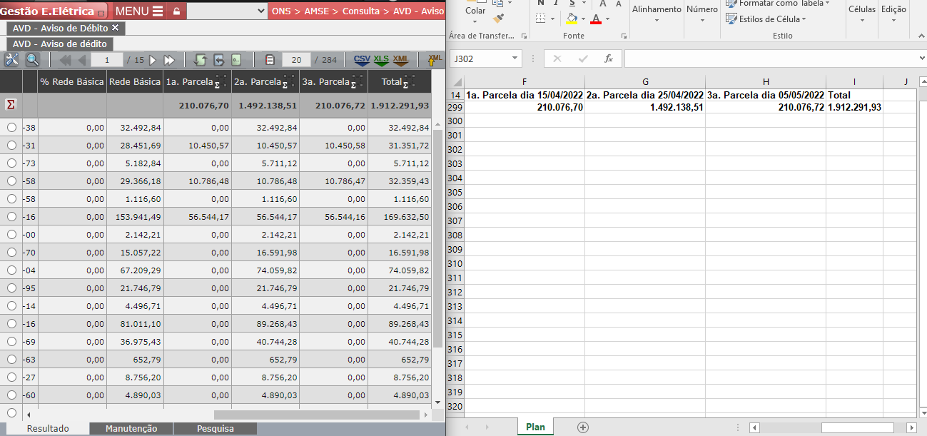 Validação de Totais - AVD