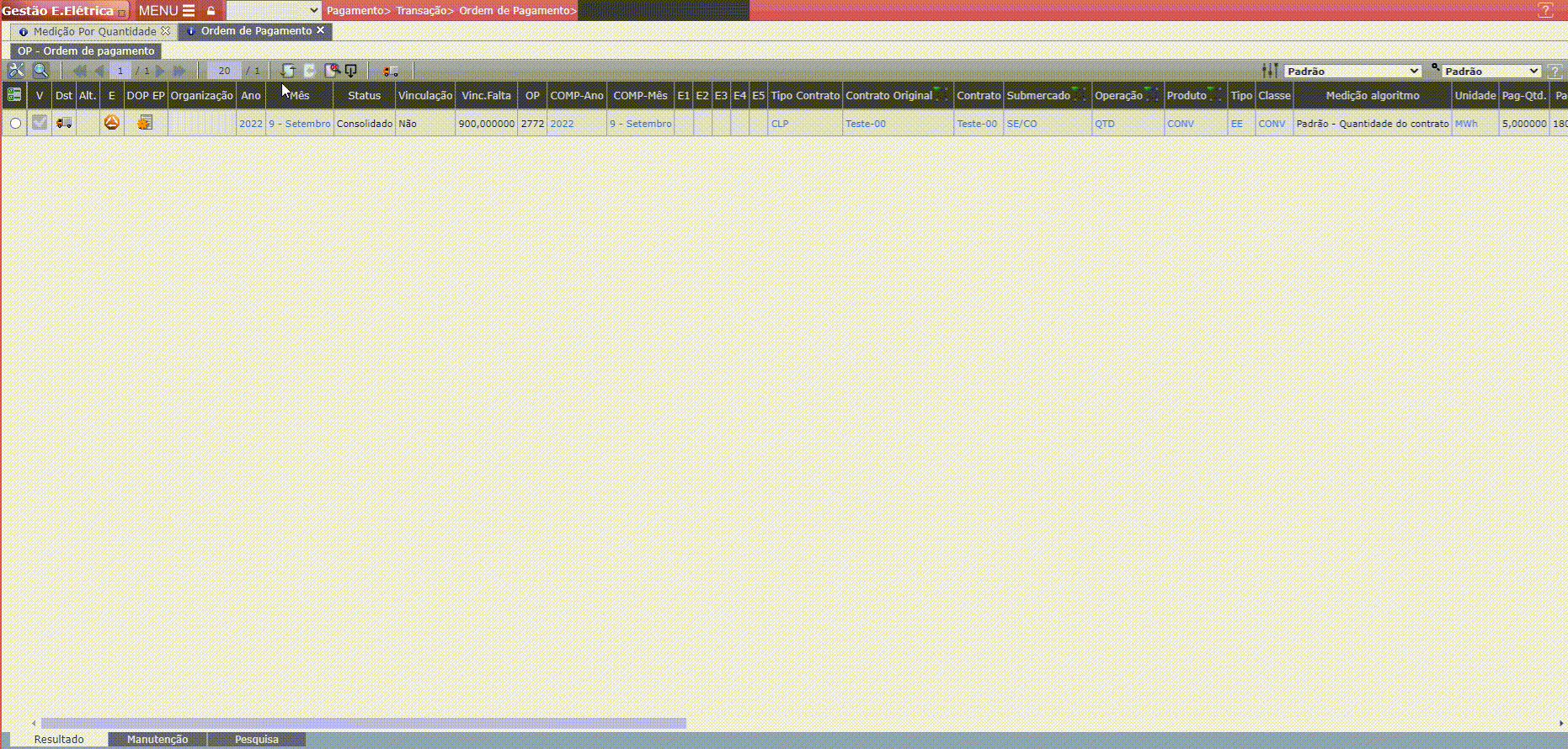 Vinculação da Nota Recuperada ao Registro de Documentos