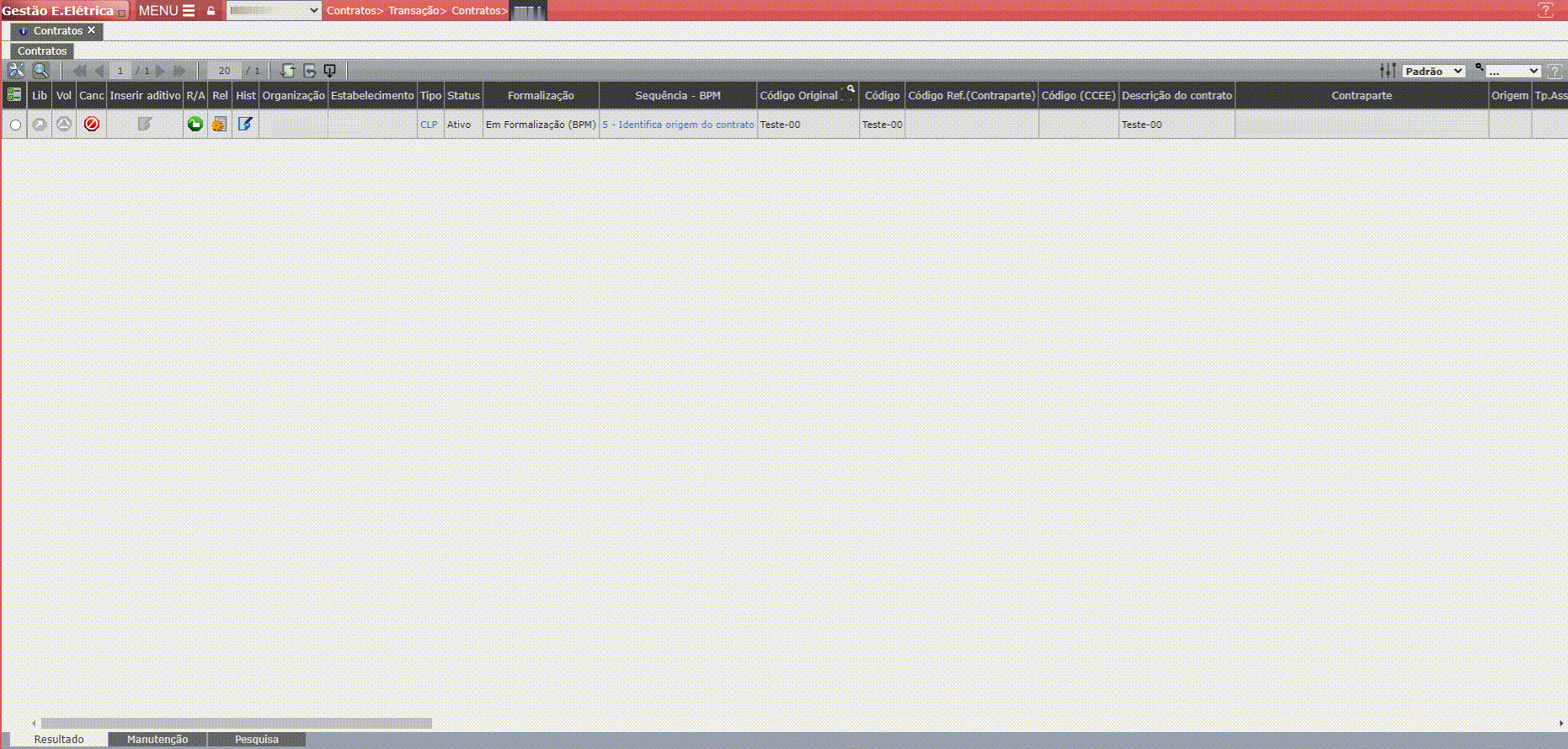 Ao Gerar a Medição Nenhuma Informação é Apresentada
