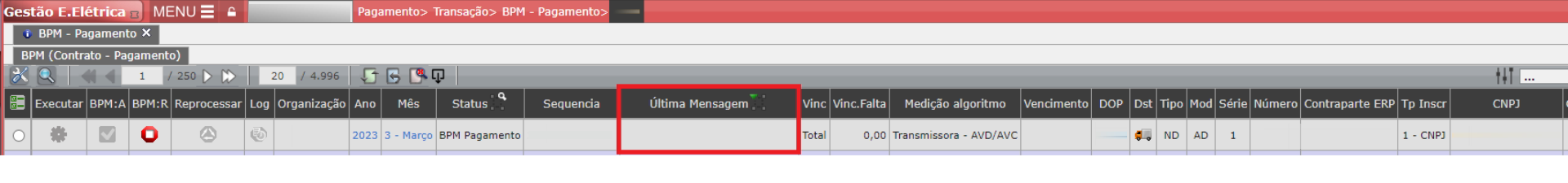 Erro: Fornecedor XXXXXXX bloqueado p/organização compras
