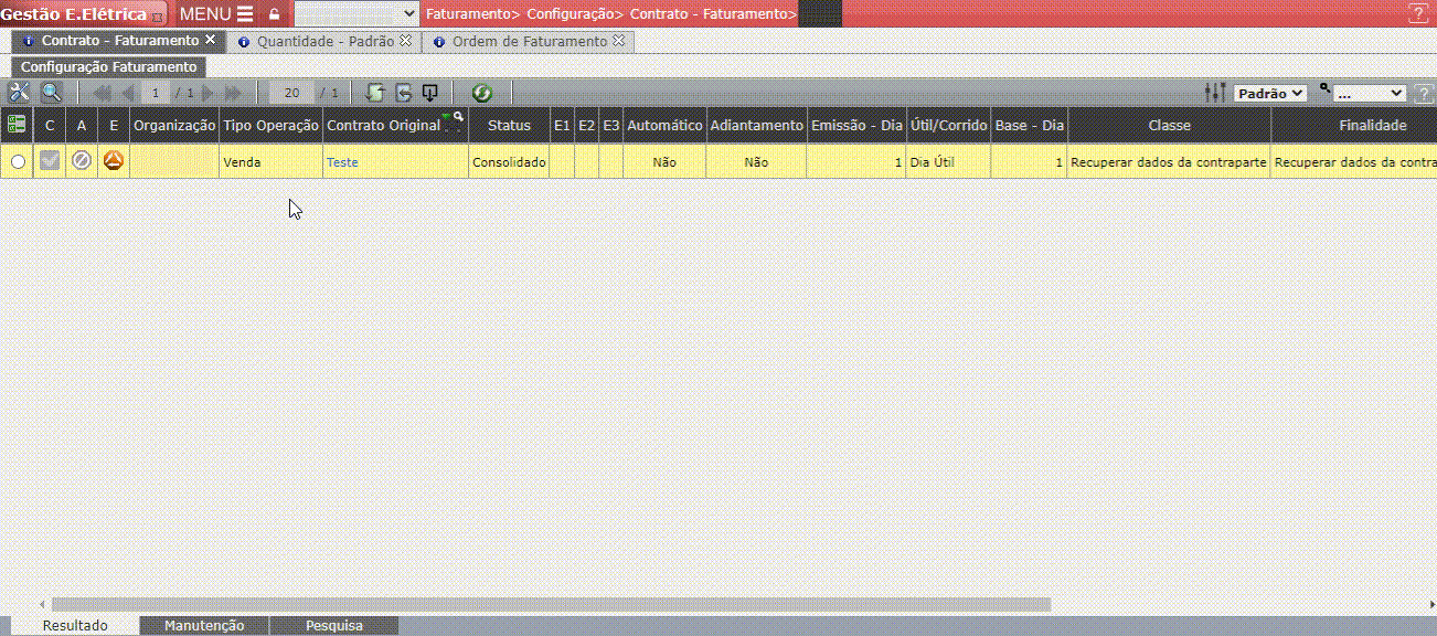 Configuração de Texto - OF
