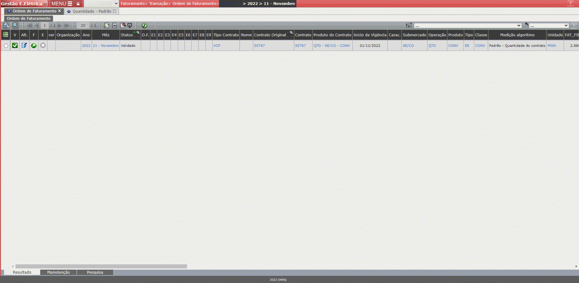 Ordem de Faturamento Gerada sem a Razão Social da Contraparte
