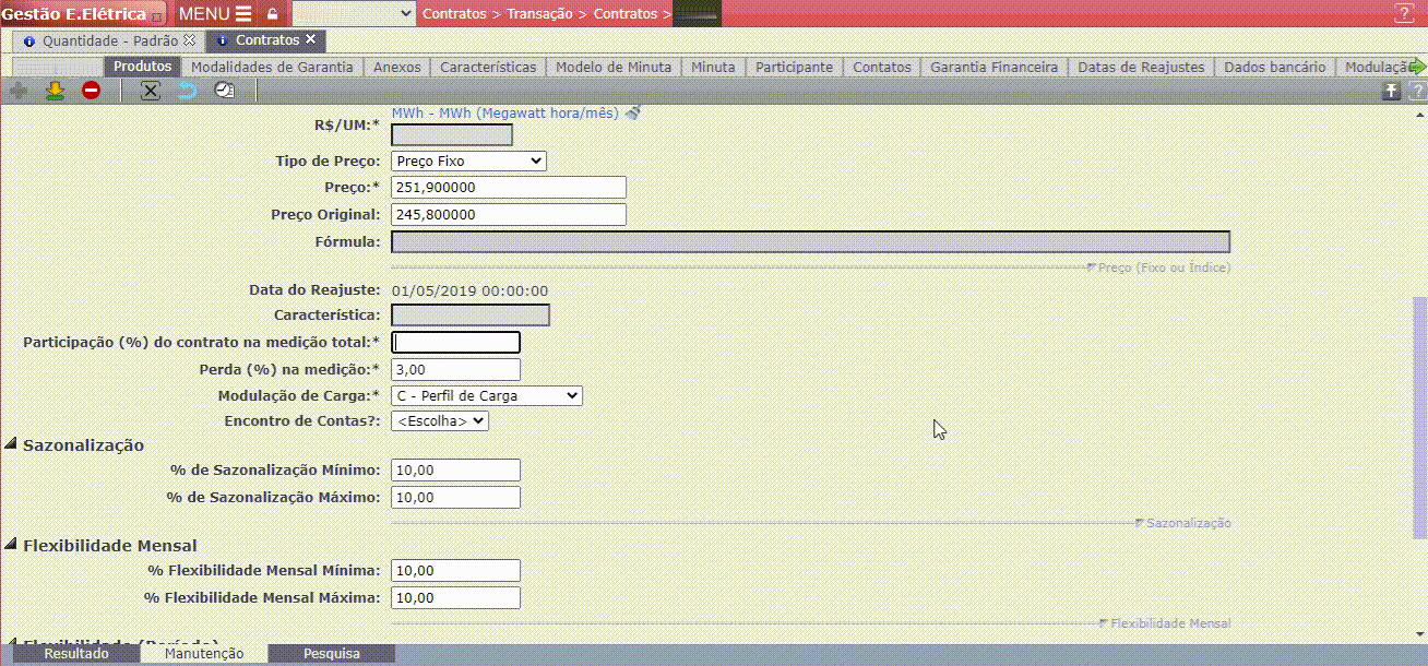 Erro E1: Participação