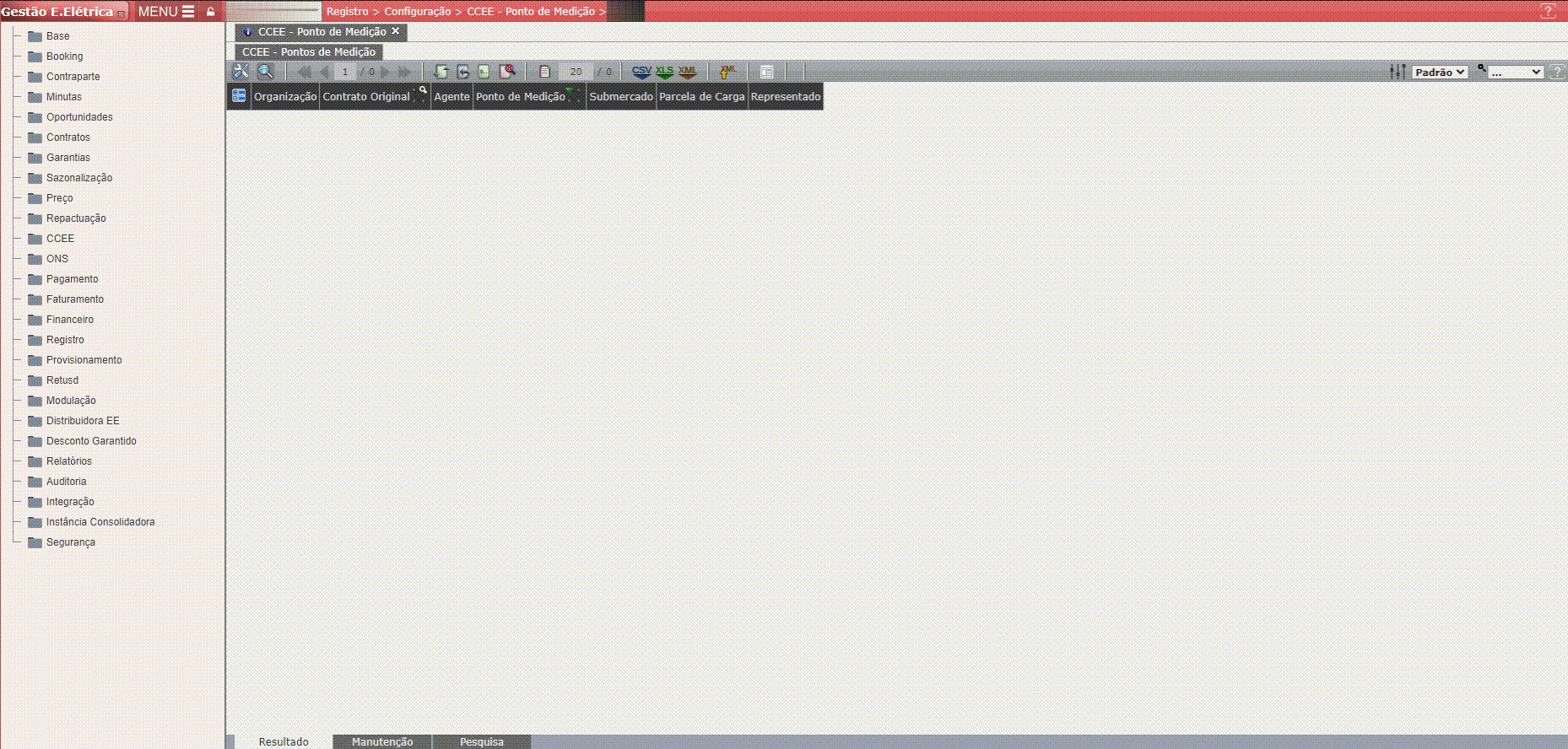 Vinculação Dados CCEE (Ponto de Medição) - Contrato