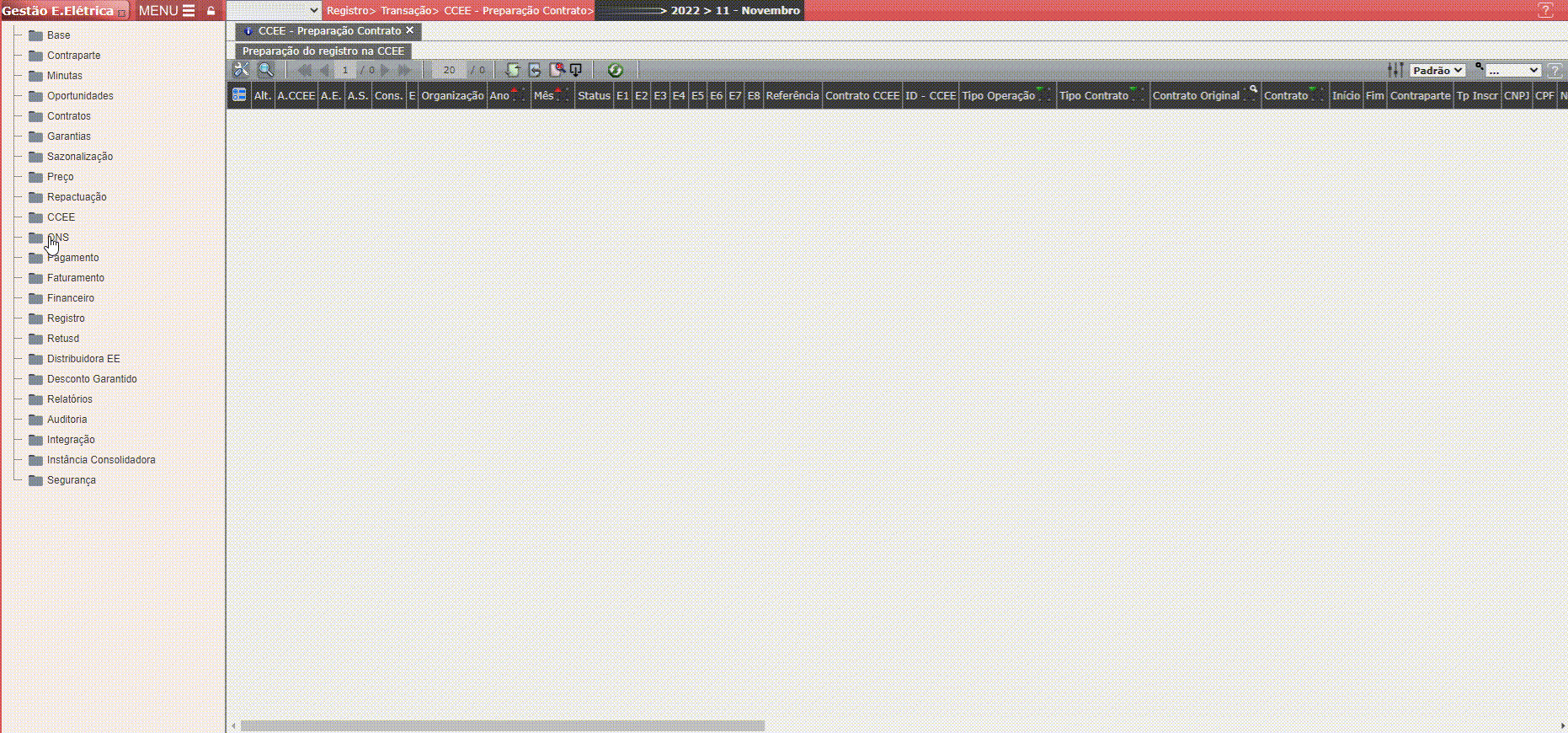 Preparação Contrato - Operação de Venda
