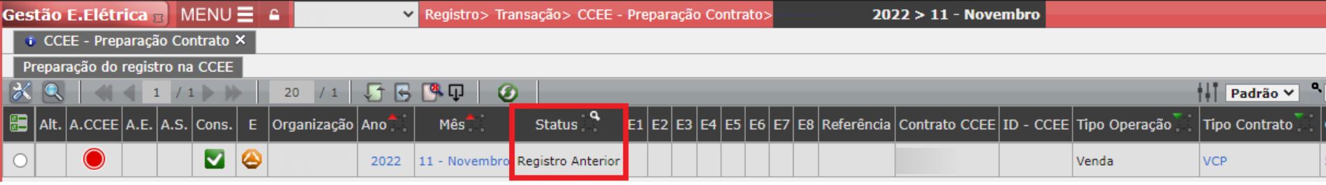 Preparação Contrato - Operação de Venda

