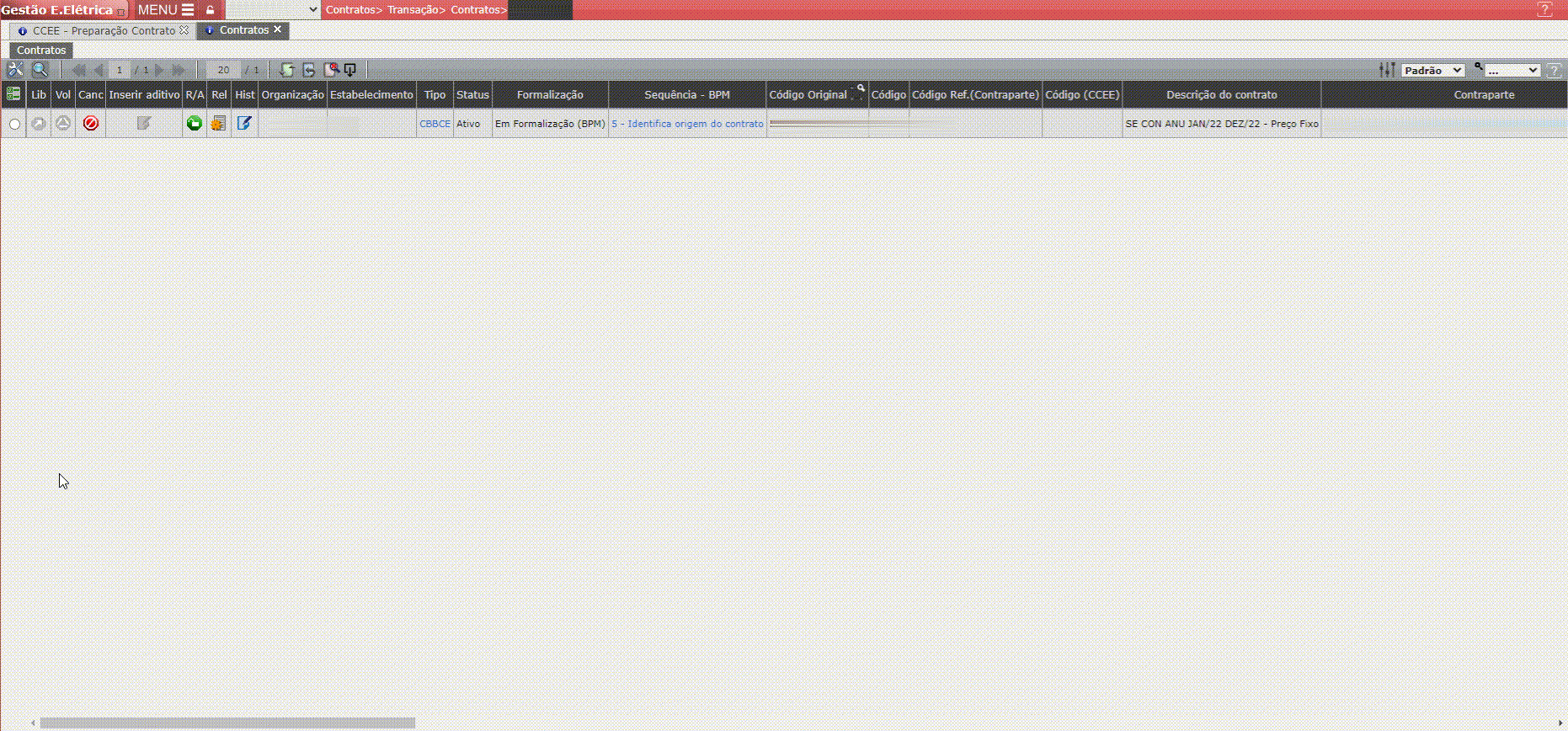 Erro E5: Modulação
