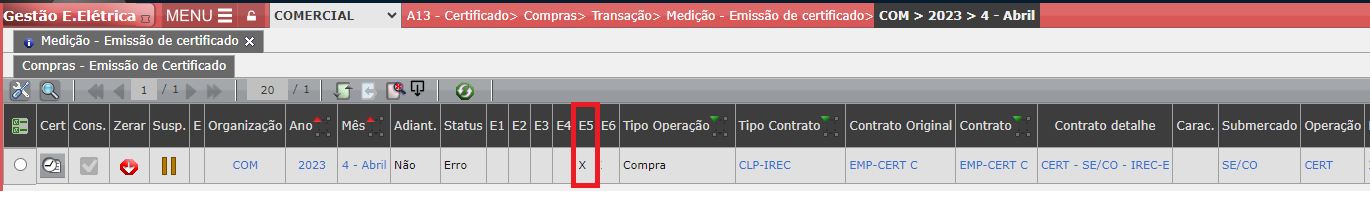 E5: Configuração Certificado
