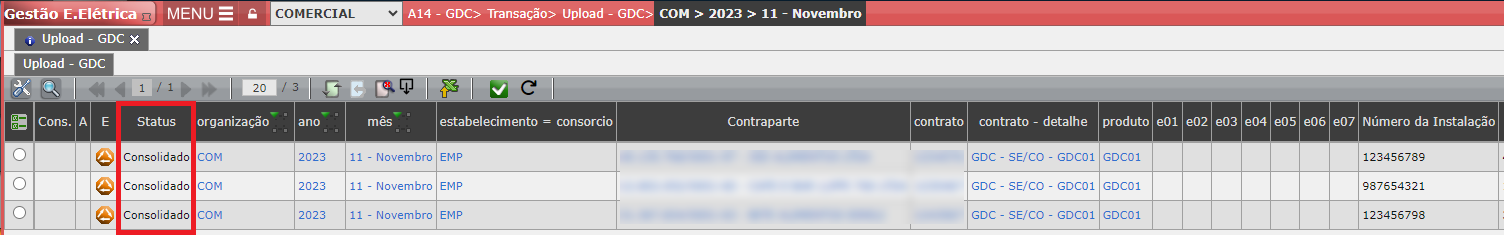 Erro E16: Duplicidade