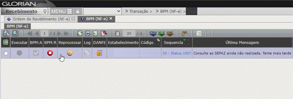 Consulta ao SEFAZ ainda não realizada. Tente mais tarde.
