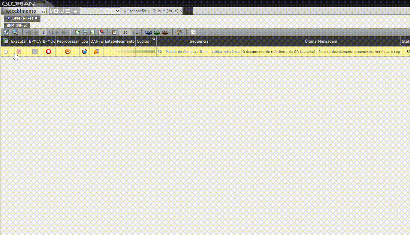 Vinculação DF X DO - Validação - Há (N) erros para serem tratados. Execute o plugin para lista completa.

