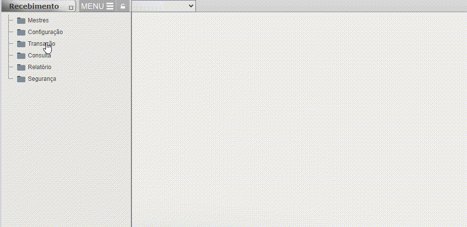 Alteração de Tipo de Recebimento

