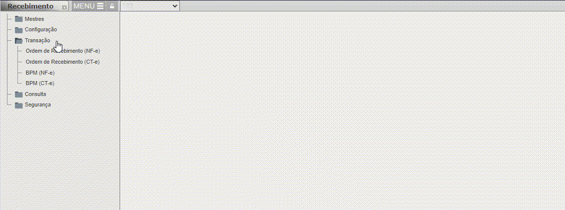Vincular Documentos fiscais no Recebimento CT-e
